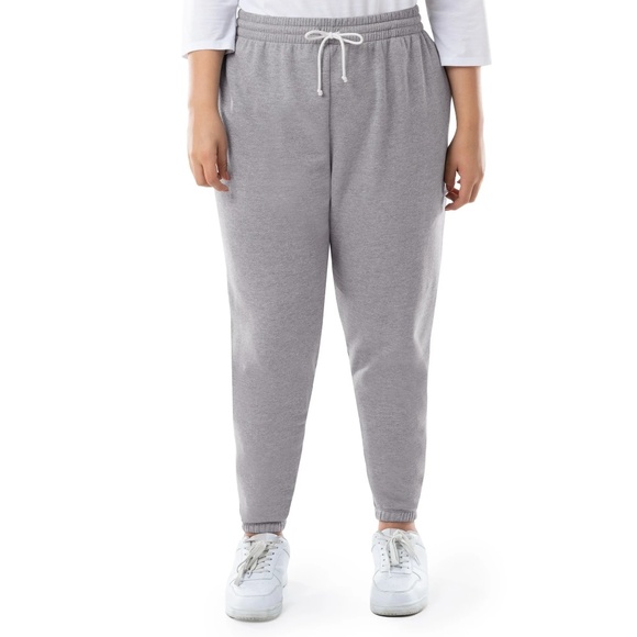 Terra & Sky Women's Plus Size Fleece Sweatpants - Picture 1 of 3